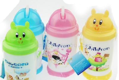 Cute cartoon children Kettle Kettle, medium plastic Kettle 550ml new summer water bottle