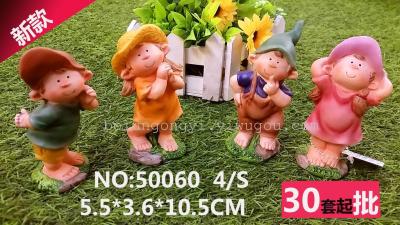 Male and female doll resin handicrafts
