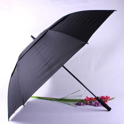 Black golf umbrella umbrella men's business umbrella wholesale