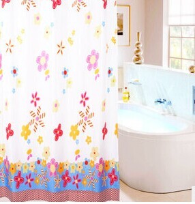 New fashion fabric thickened waterproof anti - mildew green multi-size custom-made shower curtain wholesale