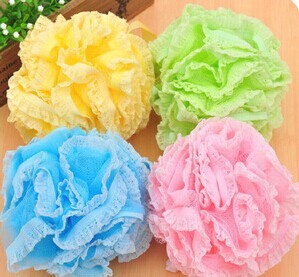 Manufacturers supply lace bath bath bath flower bubble bath with a bubble can be linked to bath rub