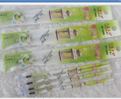 Factory direct wholesale hundred core black 0.5 stationery necessary Ink spills all needle gel pen refills