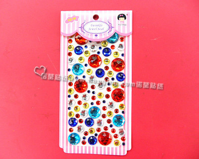 Irregular dot stickers DIY free stickers 037 diamond paste