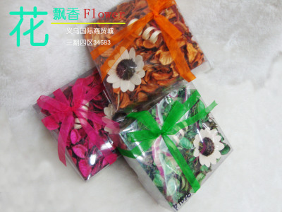 PVC box for wooden flake flower sachet