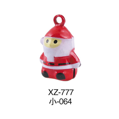  Santa Claus  cartoon bell accessories for christmas hot small gift design