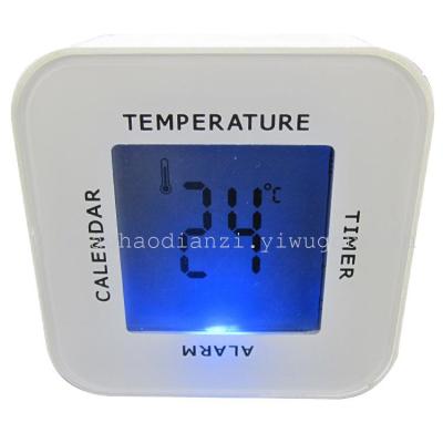 Simian clock alarm clock with a thermometer calendar countrotate the multifunction electronic Flip clock custom printed