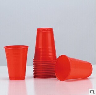 Factory Direct Sales Children's High Quality Disposable Red Plastic Cup