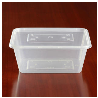 1000ml Transparent Crisper Disposable Fast Food Container to-Go Box
