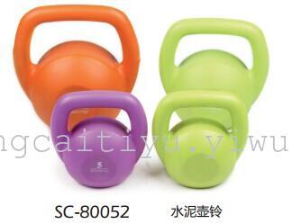 SC-80057 colorful shuangpai cement dumbbells