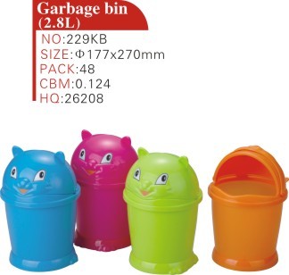 2.8 L garbage bin