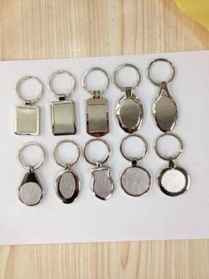 The manufacturer supply zinc alloy key chain colored key chain can be customized