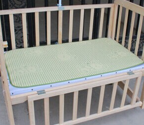 Infant bed baby cartoon mat rattan sub-straw mat wholesale custom natural environmental protection no odor