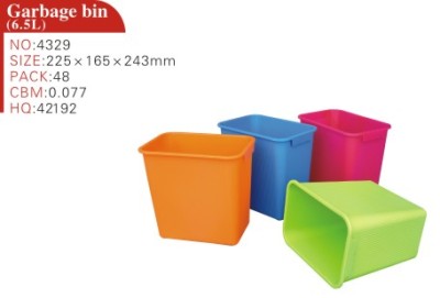 Long side bin 6.5L garbage bin