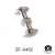 Small handle crystal glass handle, glass supplies and accessories