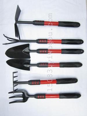 Extended garden tools garden spade suit coverall tool red handle garden tools