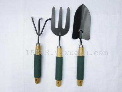 Suit of iron sponge handle gardening hardware tools factory direct a variety of styles