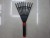Hot sale! Plastic garden tools garden leaf rake nine-tooth plastic handle colored plastic tools tools