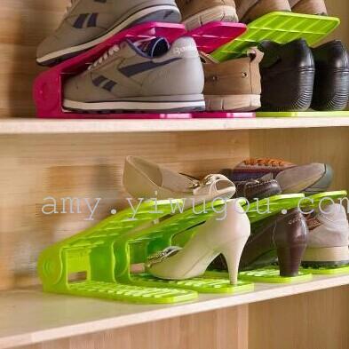 Adjustable shoe rack simple creative dormitory bedroom Shoe cabinet storage rack artifact