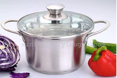 304-thickened stockpot stainless steel clad bottom Cookware non-stick milk Pan cooker pot