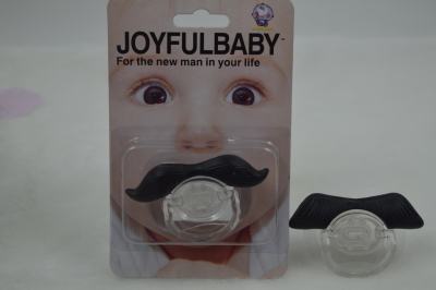 Halloween Funny Pacifier Beard Pacifier Baby Nipple Blister Box