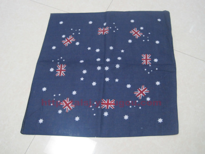 Australia flag pattern cotton printing bandana ANDANA pop items