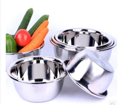 Thickened and deepened cylinder stainless steel spices egg pot seasoning pot and wash basin sink