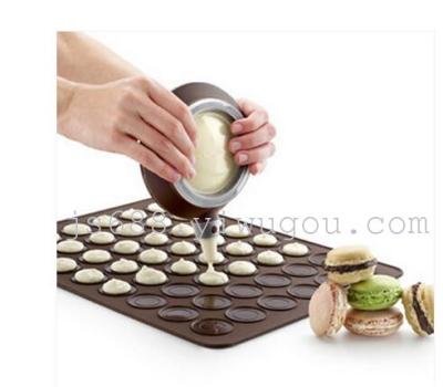 Macarons silicone baking mold hole pad cartoon silicone baking mat decoration macarons