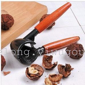 Walnut Nutcracker funnel-shaped Walnut Jia Shan wooden handle tools