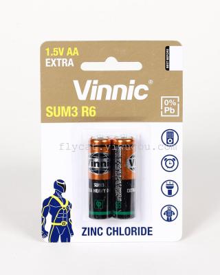 Vinnic shell 5th 2 hangtag carbon zinc batteries