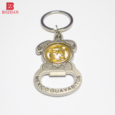 2015 explosive heat Golden Dolphin rotating colored sea life Keychain Keyring