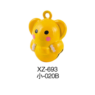 Cute little elephant jewelry cartoon bell, elephant Thailand and other places of tourism crafts