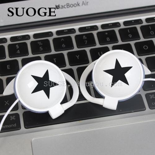 Sogo Brand Headset SG-Q60 Bread Star Ear Hook Universal Music Headset