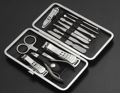 12-piece stainless steel nail Clipper set decoration nail manicure set "explodes"