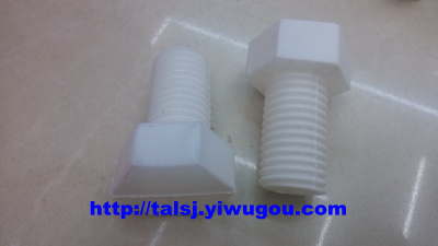 Screw plastic screws into the screw blow molding of hollow plastic toys toy parts screw Yiwu blow molding process