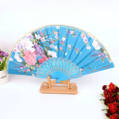 2015 new silk fan plastic fan upscale ladies fan factory direct