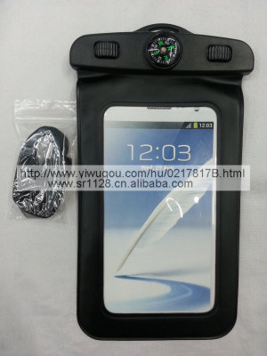Factory direct 4.8-5.5. inch compass mobile phone waterproof bag