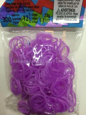 High Temperature Resistant Powder Filling inside and outside Two-Color Silicone Braided Bracelet Rubber Band