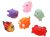 K8036 premium vinyl swimming Ocean animals 