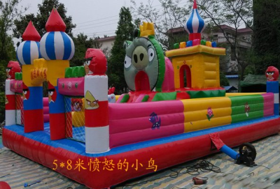 Yiwu Factory Direct Sales Inflatable Toy Castle Slide Naughty Castle Trampoline Blower Slide Amusement Inflatable Slide