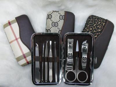 This nail clipper 8 - piece stainless steel nail clipper set manicure set complete manicure and pedicure tool