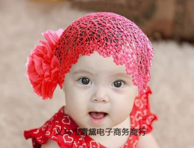 The Korean version of children's hair accessories baby infant headwear lace flower hair accessories wholesale