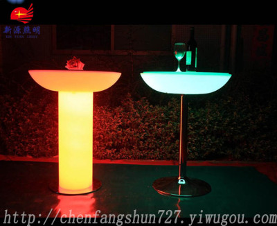 Luminous Led round Bar Counter Family Bar Only Bar Table Fashion Simple Led Glowing Furniture