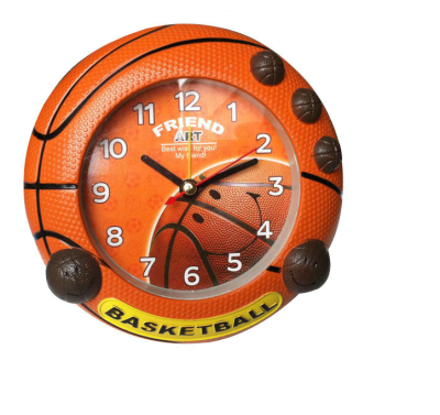 JS-9154 football folding plastic alarm clock digital clock cartoon gift alarm clock alarm clock