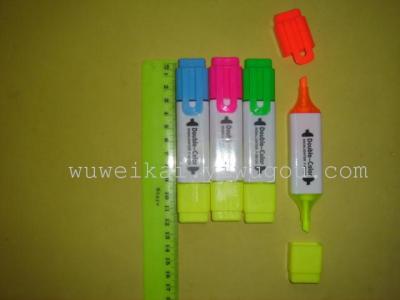 Double-head 4 PVC[highlighter] using environmentally friendly inks, fluent, colourful