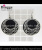 Spray heavy metal earrings copper computer chip earrings in black and white to match fashion accessories