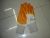 Cotton cloth yellow nitrile gloves