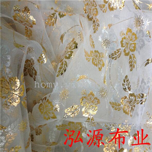 烫金 无光纱珍珠纱烫金 各种版型