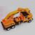 Inertia green plastic bags of toys for children educational toy excavator Rotary engineering vehicle