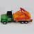 Green plastic bags of toys for children inertia sanitation trucks toy vehicles
