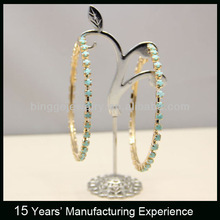 Wire hoop earrings earring